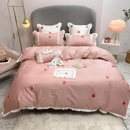 91家纺网 家纺一手货源 找家纺 馨蕊家居 2021春夏高定系列 心动-粉