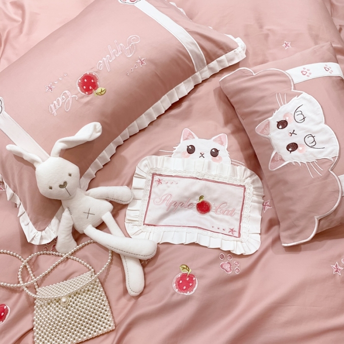 91家纺网 家纺一手货源 找家纺 馨蕊家居 2021春夏高定系列 心动-粉