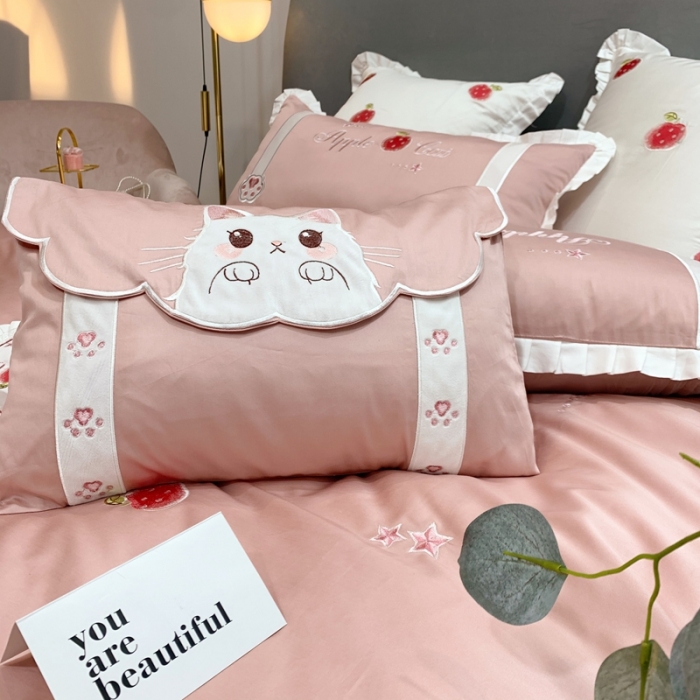 91家纺网 家纺一手货源 找家纺 馨蕊家居 2021春夏高定系列 心动-粉