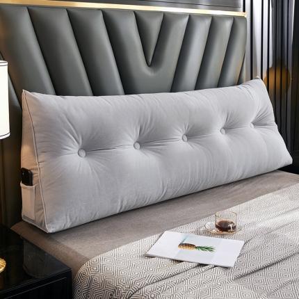 91家纺网 家纺一手货源 找家纺 沐沐 2026新款臻绒三角大靠背 香槟色