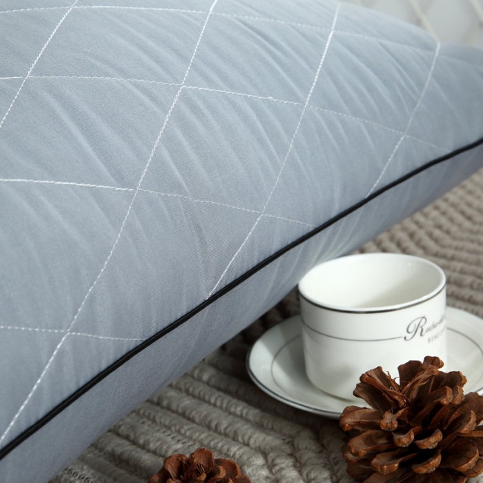 91家纺网 家纺一手货源 找家纺 （总）天意美 2020新款单边绗绣枕芯枕头48*74cm一只