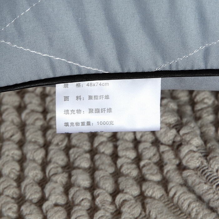91家纺网 家纺一手货源 找家纺 （总）天意美 2020新款单边绗绣枕芯枕头48*74cm一只