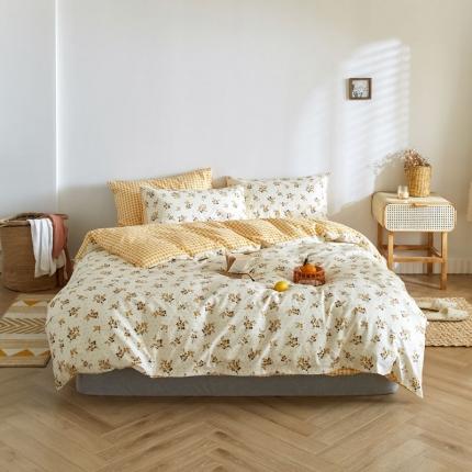 91家纺网 家纺一手货源 找家纺 （总）梦家居 2020新款全棉小碎花四件套