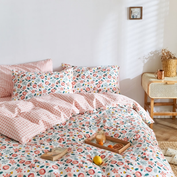 91家纺网 家纺一手货源 找家纺 （总）梦家居 2020新款全棉小碎花四件套