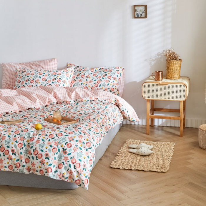 91家纺网 家纺一手货源 找家纺 （总）梦家居 2020新款全棉小碎花四件套