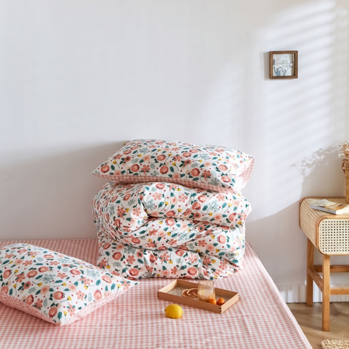 91家纺网 家纺一手货源 找家纺 （总）梦家居 2020新款全棉小碎花四件套