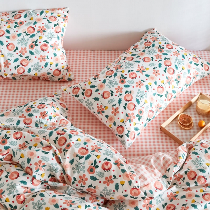 91家纺网 家纺一手货源 找家纺 （总）梦家居 2020新款全棉小碎花四件套