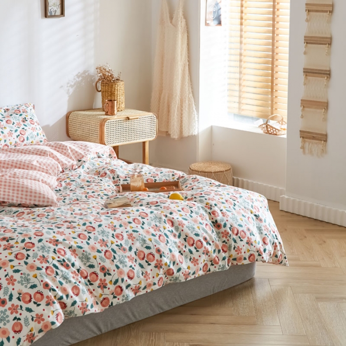 91家纺网 家纺一手货源 找家纺 （总）梦家居 2020新款全棉小碎花四件套