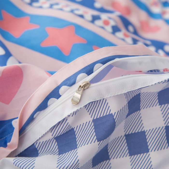 91家纺网 家纺一手货源 找家纺 窝米 2020春夏新品全棉13372四件套小波西风系列小花花