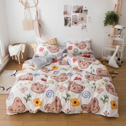 91家纺网 家纺一手货源 找家纺 （总）窝米 2020春夏新品13370全棉四件套萌宠风系列