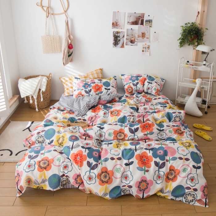 91家纺网 家纺一手货源 找家纺 （总）窝米 2020春夏新品13370全棉四件套萌宠风系列