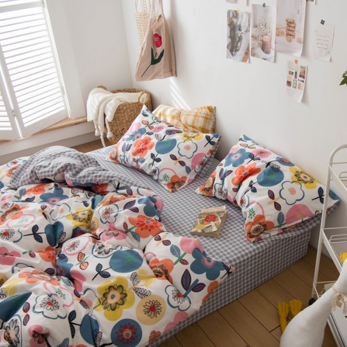 91家纺网 家纺一手货源 找家纺 （总）窝米 2020春夏新品13370全棉四件套萌宠风系列