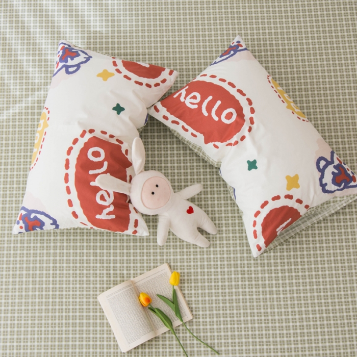 91家纺网 家纺一手货源 找家纺 窝米 2020春夏新品13370全棉四件套萌宠风系列 小笨蛋