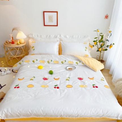 （总）窝米 2020新款60支长绒棉四件套