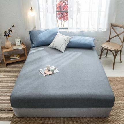 91家纺网 家纺一手货源 找家纺 （总）佳梦达 2020新款全色织全棉水洗双拼单床笠