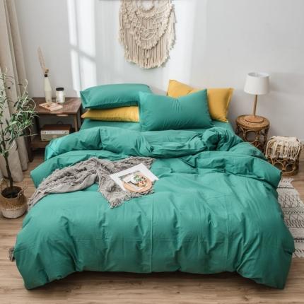 91家纺网 家纺一手货源 找家纺 （总）佳梦达 2020新款全棉水洗纯色单被套