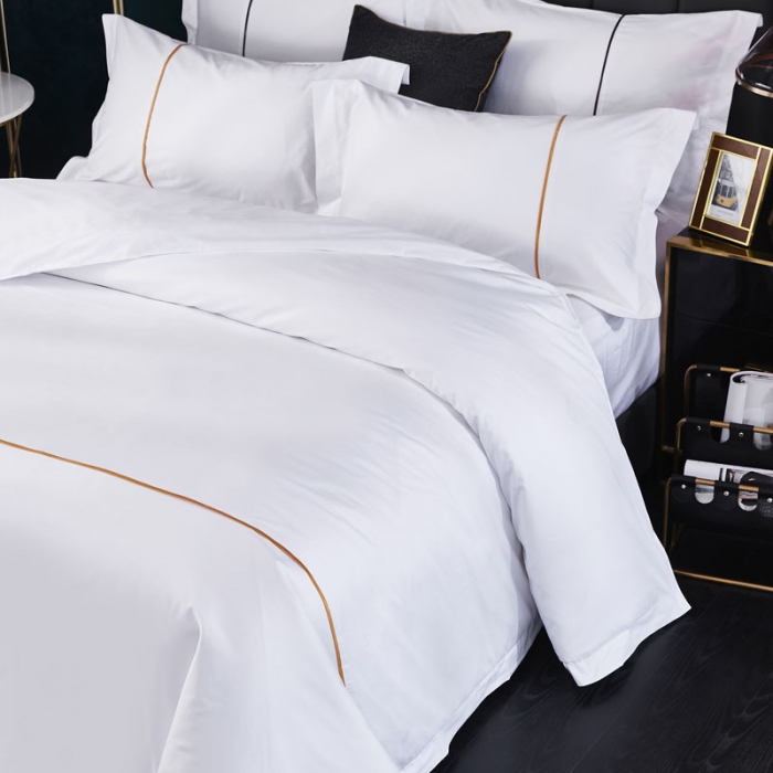 91家纺网 家纺一手货源 找家纺 （总）全棉民宿宾馆酒店用品新款60s贡缎喷气镶线系列