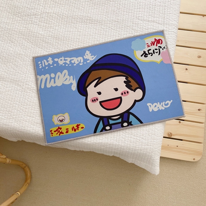 91家纺网 家纺一手货源 找家纺 星期八 2020新款ins卡通地垫 不二家男孩