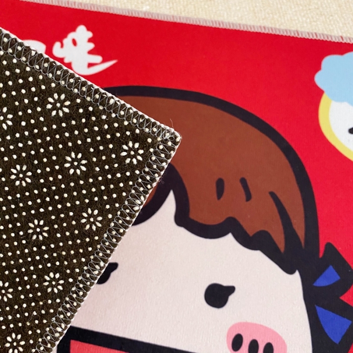 91家纺网 家纺一手货源 找家纺 星期八 2020新款ins卡通地垫 不二家女孩