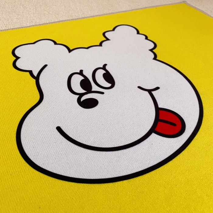 91家纺网 家纺一手货源 找家纺 星期八 2020新款ins卡通地垫 狗狗黄