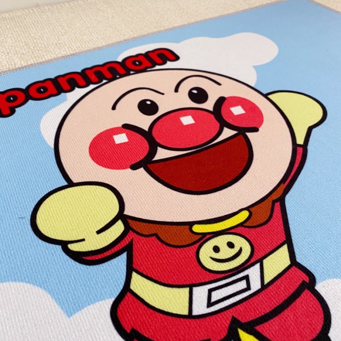 91家纺网 家纺一手货源 找家纺 星期八 2020新款ins卡通地垫 面包超人