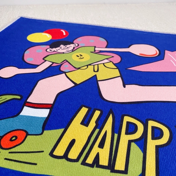 91家纺网 家纺一手货源 找家纺 星期八 2020新款ins卡通地垫 你好男孩