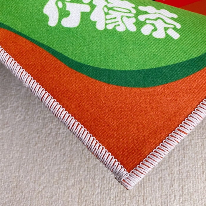 91家纺网 家纺一手货源 找家纺 星期八 2020新款ins卡通地垫 柠檬茶