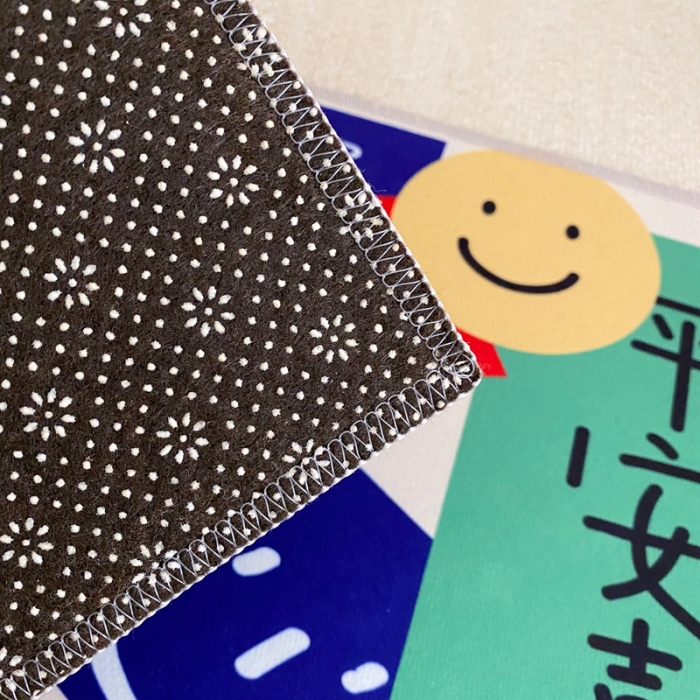 91家纺网 家纺一手货源 找家纺 星期八 2020新款ins卡通地垫 平安喜乐