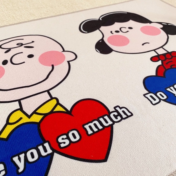 91家纺网 家纺一手货源 找家纺 星期八 2020新款ins卡通地垫 史努比