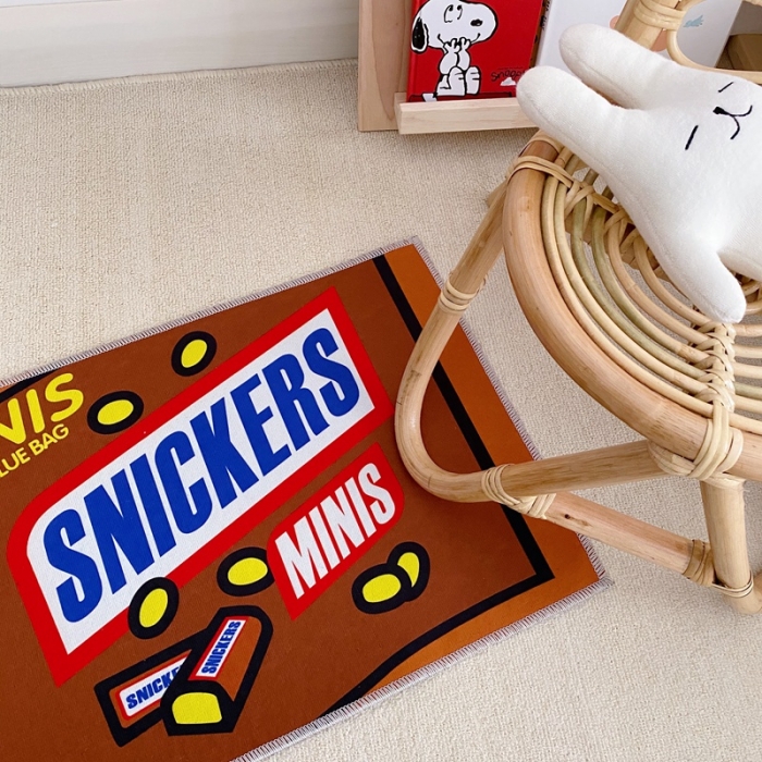 91家纺网 家纺一手货源 找家纺 星期八 2020新款ins卡通地垫 士力架