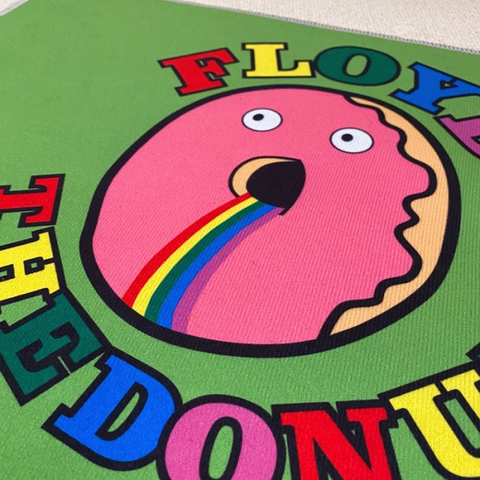 91家纺网 家纺一手货源 找家纺 星期八 2020新款ins卡通地垫 甜甜圈