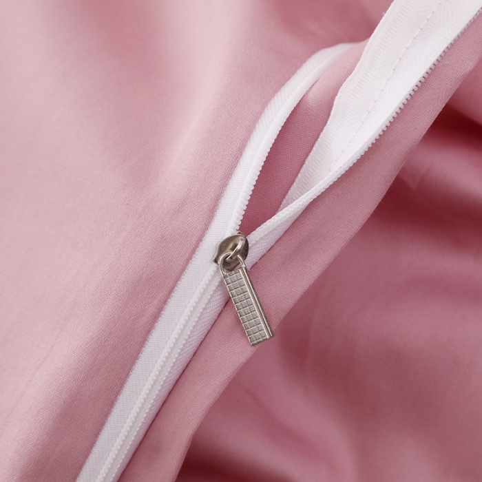 91家纺网 家纺一手货源 找家纺 艾丽莎浅豆沙 全棉60长绒棉蕾丝四件套 纯棉60S支韩版花边