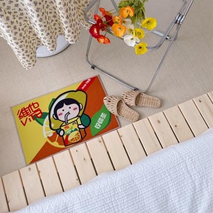 星期八 2020新款ins卡通地垫 柠檬茶