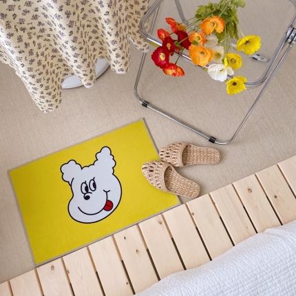 星期八 2020新款ins卡通地垫 狗狗黄