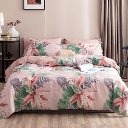 91家纺网 家纺一手货源 找家纺 仟网汇 2020新款四季花卉系列四件套 等待