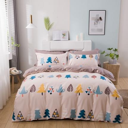 91家纺网 家纺一手货源 找家纺 （总）星期三家纺 2020春夏新款13372四件套（加老板微信有会员价）