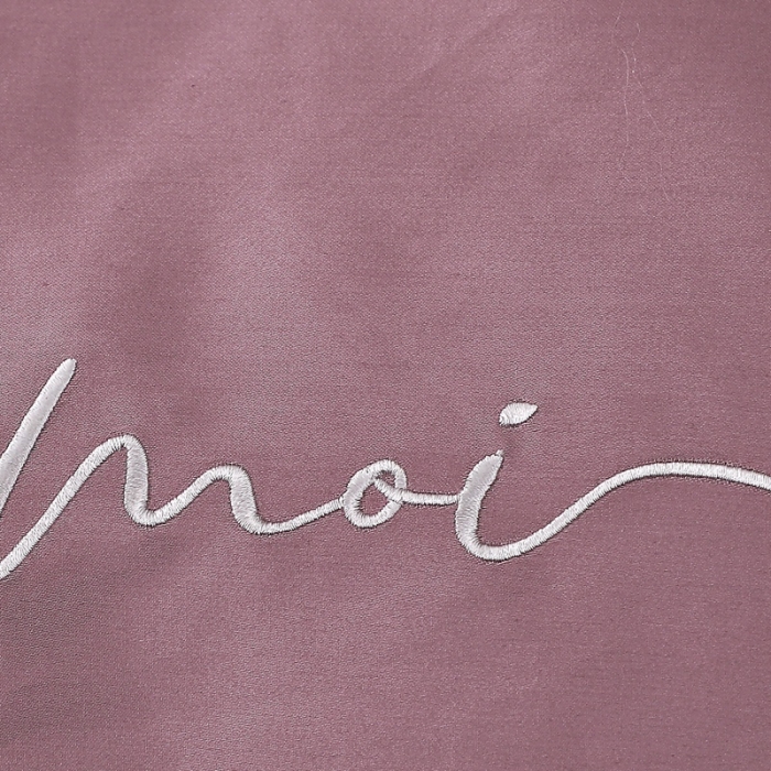 91家纺网 家纺一手货源 找家纺 全棉纯棉60S贡缎长绒棉绣花四件套纯色双拼色60支刺绣-帛咖