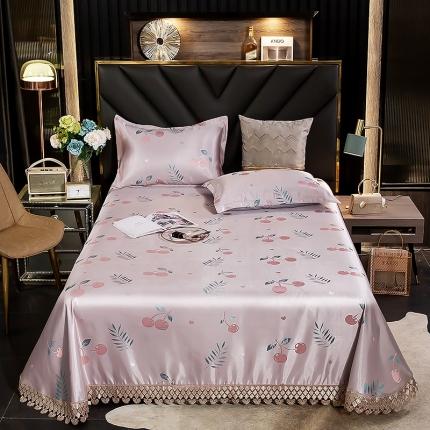 91家纺网 家纺一手货源 找家纺 （总）朗莎家纺 600D冰丝色织提花冰丝席三件套