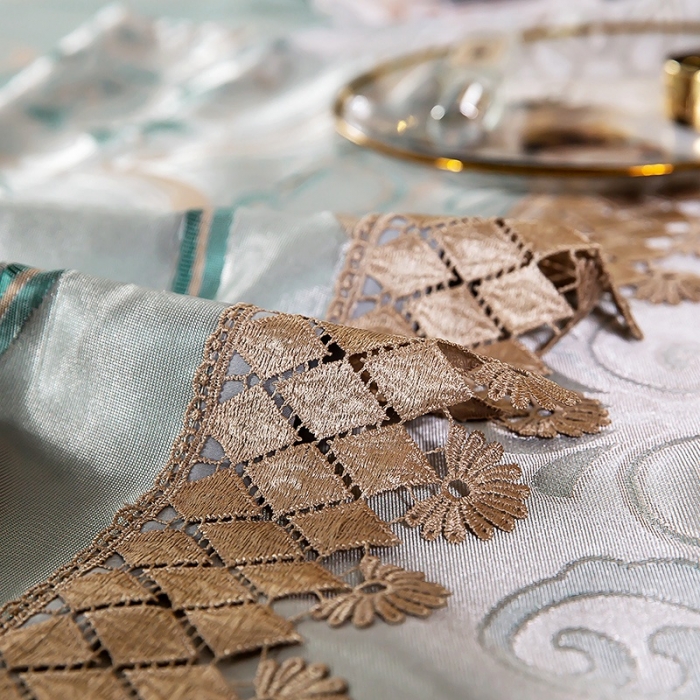 91家纺网 家纺一手货源 找家纺 朗莎家纺 600D冰丝色织提花冰丝席三件套 爱丁堡