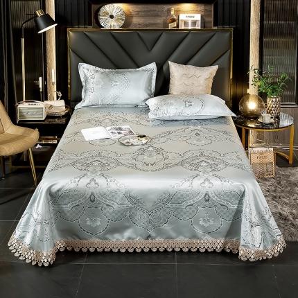 91家纺网 家纺一手货源 找家纺 朗莎家纺 600D冰丝色织提花冰丝席三件套 赫拉