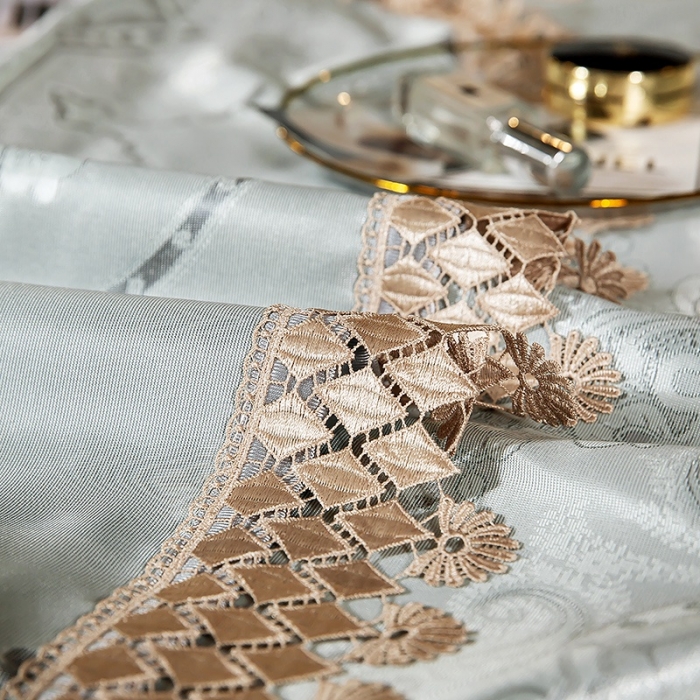 91家纺网 家纺一手货源 找家纺 朗莎家纺 600D冰丝色织提花冰丝席三件套 赫拉