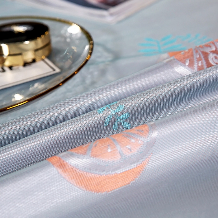 91家纺网 家纺一手货源 找家纺 朗莎家纺 600D冰丝色织提花冰丝席三件套 靓橙