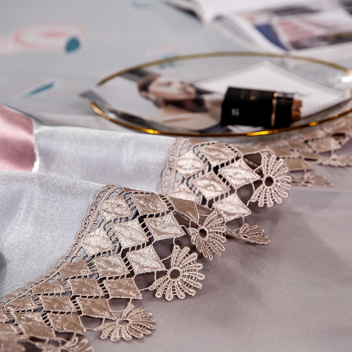 91家纺网 家纺一手货源 找家纺 朗莎家纺 600D冰丝色织提花冰丝席三件套 蜜桃之恋