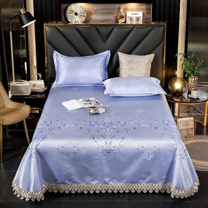 朗莎家纺 600D冰丝色织提花冰丝席三件套 欧若拉