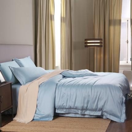 91家纺网 家纺一手货源 找家纺 （总）十九色 2024新款50*50纯色埋线款四件套