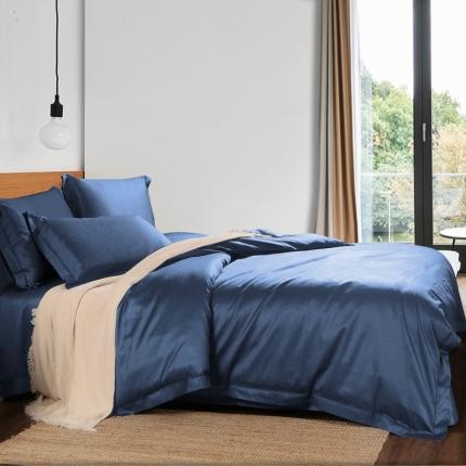 91家纺网 家纺一手货源 找家纺 （总）十九色 2024新款50*50纯色埋线款四件套