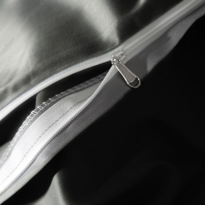 91家纺网 家纺一手货源 找家纺 十九色 2024新款50*50纯色埋线款四件套 帝王灰