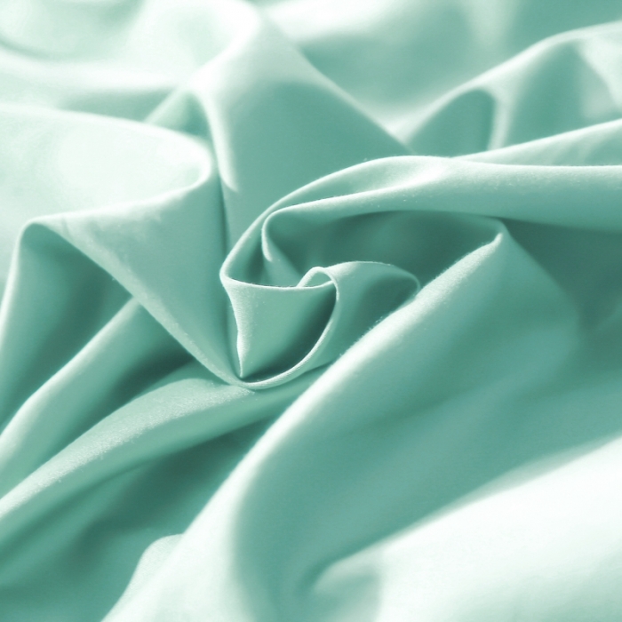 91家纺网 家纺一手货源 找家纺 十九色 2024新款50*50纯色埋线款四件套 清荷绿