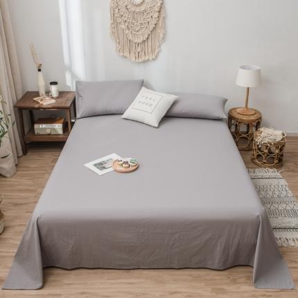 91家纺网 家纺一手货源 找家纺 （总）佳梦达 2020新款色织全棉水洗双拼单床单