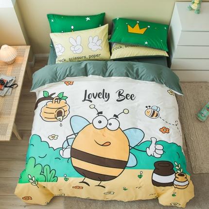 91家纺网 家纺一手货源 找家纺 （总）涵宸 新款大版全棉平网多规格四件套